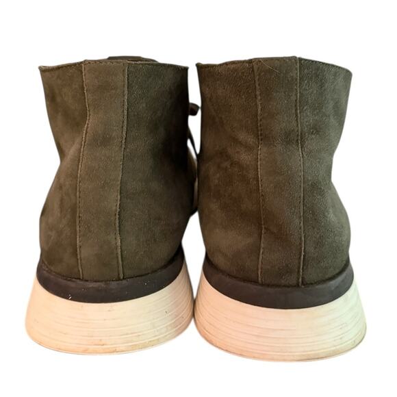 Wolf and Shepherd Men's Hybrid Crossover Chukka Italian Olives Suede Boots 11.5M - Picture 6 of 9